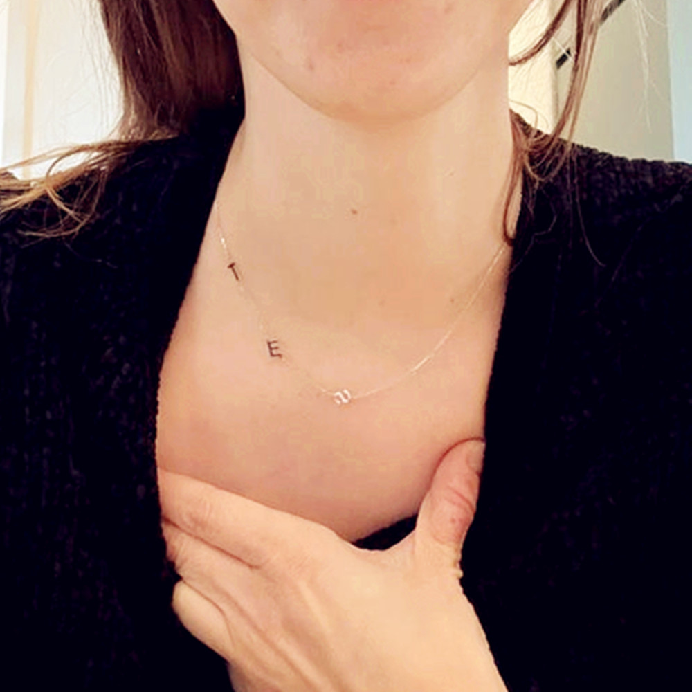 قلادة مخصصة بأحرف الاسم الأول، - مراجعة Birth Flower Necklace وسعره