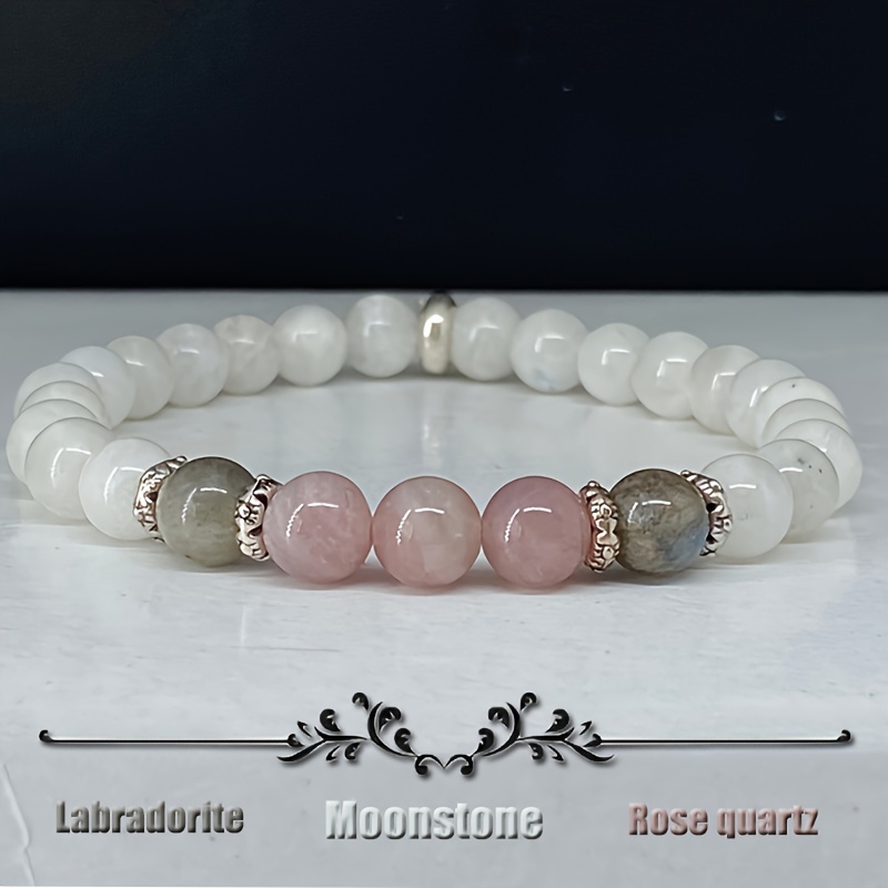 1 قطعة/حجر القمر واللابرادوريت - مراجعة Coordinates Bracelet وسعره